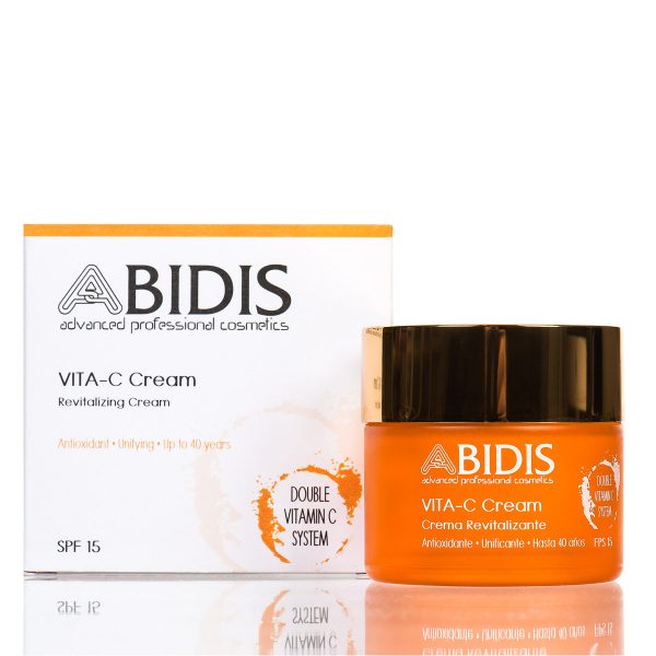 Atgaivinantis kremas su dvigubu vitaminu C. SPF 15 – VITA-C Cream. Revitalizing Cream. SPF 15